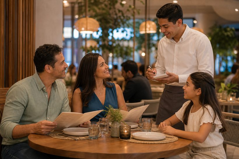 Cliente Misterioso en un restaurante